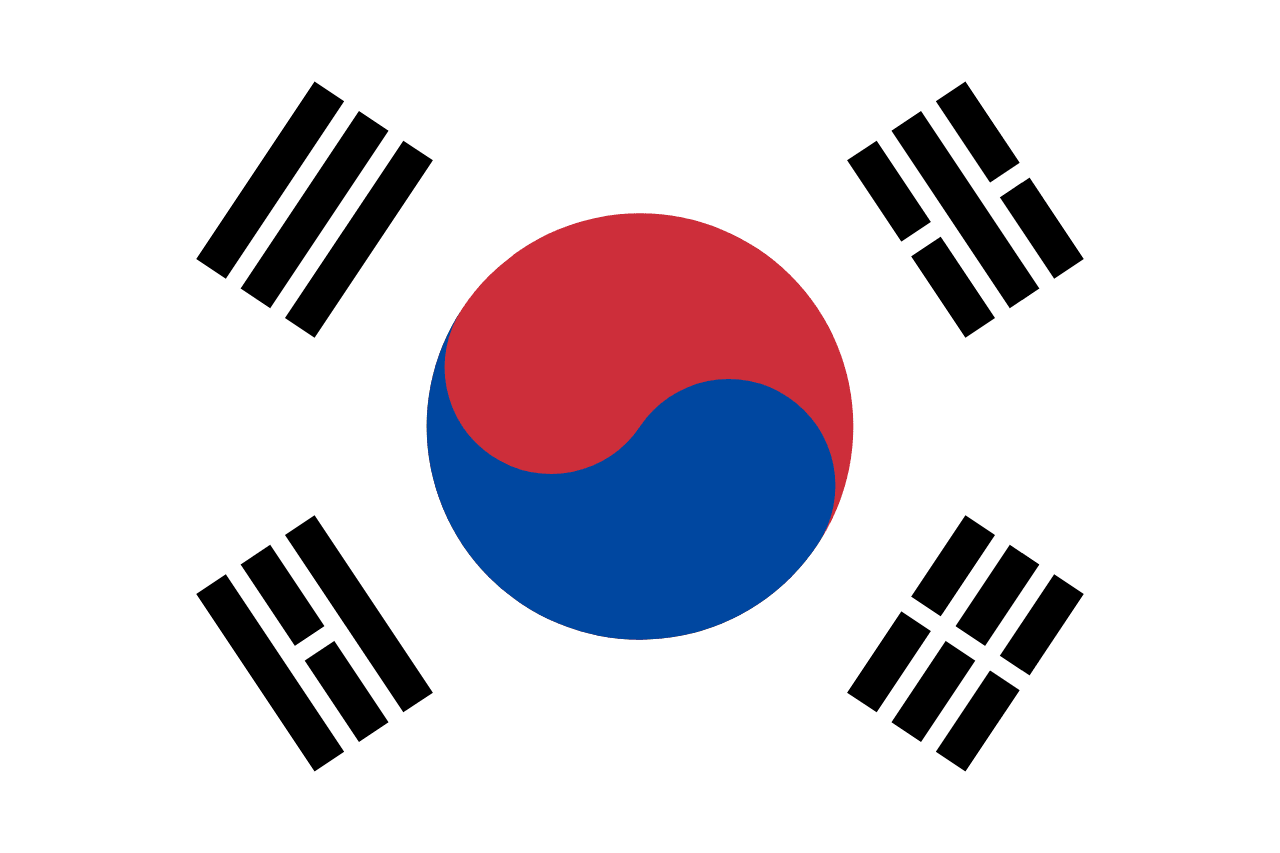 Halal & Muslim Friendly Hotels in South Korea - Country Flag of South Korea